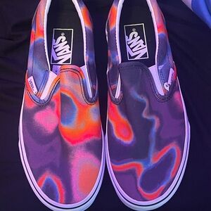 Vans Multicolor Psychedelic Slip-Ons
